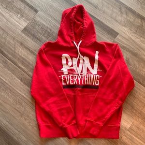 Run Everything Red Hoodie